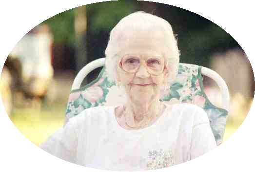 Mom at 87 in the summer of 1999